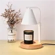 Dimmable Candle Lamp Warmer with Timer | https://www.bestnamebadges.com