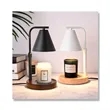 Dimmable Candle Lamp Warmer with Timer | https://www.bestnamebadges.com