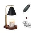 Dimmable Candle Lamp Warmer with Timer | https://www.bestnamebadges.com