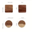 Wooden Coasters for Drinks | https://www.bestnamebadges.com