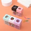 Paperclip Storage Bucket with Magnetic Top | https://www.bestnamebadges.com