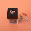 Paperclip Storage Bucket with Magnetic Top | https://www.bestnamebadges.com