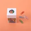 Paperclip Storage Bucket with Magnetic Top | https://www.bestnamebadges.com
