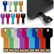 Custom Metal Key Shaped USB Flash Drive | https://www.bestnamebadges.com