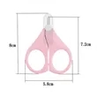 Baby Round Tip Safety Manicure Nail Scissors | https://www.bestnamebadges.com