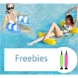 Swimming Pool Float Hammock | https://www.bestnamebadges.com