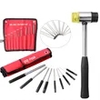 9 Pieces Roll Pin Punch Set | https://www.bestnamebadges.com