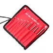9 Pieces Roll Pin Punch Set | https://www.bestnamebadges.com