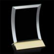 Dominga Award - Jade/Gold | https://www.bestnamebadges.com