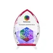 Wilton VividPrint™ Award - Red | https://www.bestnamebadges.com