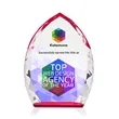 Wilton VividPrint™ Award - Red | https://www.bestnamebadges.com