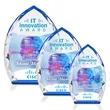 Wilton VividPrint™ Award - Blue | https://www.bestnamebadges.com