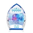 Wilton VividPrint™ Award - Blue | https://www.bestnamebadges.com