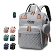 Diaper Bag Backpack with USB Charging Port | https://www.bestnamebadges.com