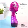 Portable Battery Operated Misting Fan | https://www.bestnamebadges.com