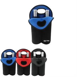 Stain Resistant Neoprene Bottle Carry Tote