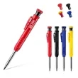 Solid Carpenter Pencil with Built-in Sharpener | https://www.bestnamebadges.com