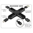 5-in-1 Cell Phone Charging Cable Spinner | https://www.bestnamebadges.com