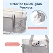 Foldable Travel Tote Bag | https://www.bestnamebadges.com
