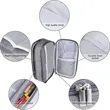 Custom Big Capacity Three-Tier Stationery Pencil Bag | https://www.bestnamebadges.com