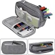 Custom Big Capacity Three-Tier Stationery Pencil Bag | https://www.bestnamebadges.com