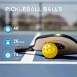 40 Holes Pickleball Balls 4PCS/set | https://www.bestnamebadges.com