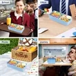 3 Compartment Stackable Bento Lunch Box | https://www.bestnamebadges.com
