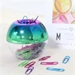 Magnetic Paper Clips Dispenser with 100pcs Paperclips | https://www.bestnamebadges.com