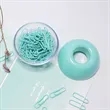 Magnetic Paper Clips Dispenser with 100pcs Paperclips | https://www.bestnamebadges.com