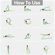 Stretching Yoga Strap with Loops | https://www.bestnamebadges.com