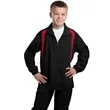 Sport-Tek Youth Colorblock Raglan Jacket - Dark/All | https://www.bestnamebadges.com