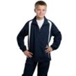Sport-Tek Youth Colorblock Raglan Jacket - Dark/All | https://www.bestnamebadges.com
