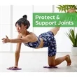 Yoga Knee Thickened Shock Absorption Support Pads | https://www.bestnamebadges.com