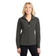 Port Authority Ladies Heather Microfleece Full-Zip Jacket | https://www.bestnamebadges.com
