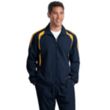 Sport-Tek Colorblock Raglan Jacket - Dark/All | https://www.bestnamebadges.com