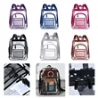 Transparent School Backpack With Water-Resistant PVC Plastic | https://www.bestnamebadges.com