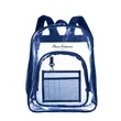 Transparent School Backpack With Water-Resistant PVC Plastic | https://www.bestnamebadges.com