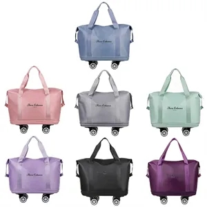 Expandable Foldable Duffle Bag with Spinner Wheels