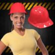 Novelty Plastic Construction Hats | https://www.bestnamebadges.com