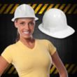Novelty Plastic Construction Hats | https://www.bestnamebadges.com