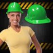 Novelty Plastic Construction Hats | https://www.bestnamebadges.com