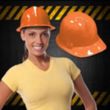 Novelty Plastic Construction Hats | https://www.bestnamebadges.com