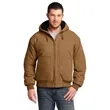 CornerStone Washed Duck Cloth Insulated Hooded Work Jacket | https://www.bestnamebadges.com
