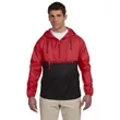 Harriton Packable Nylon Jacket - Dark/All | https://www.bestnamebadges.com