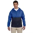 Harriton Packable Nylon Jacket - Dark/All | https://www.bestnamebadges.com