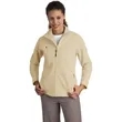 Port Authority Ladies Textured Soft Shell Jacket - Dark/All | https://www.bestnamebadges.com