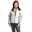 Port Authority Ladies Two-Tone Soft Shell Jacket - Dark/All | https://www.bestnamebadges.com