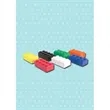 Building Block Shaped Stress Reliever | https://www.bestnamebadges.com