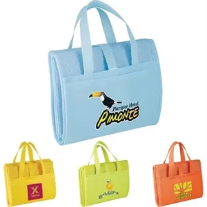 Surf and Sand Beach Mat | https://www.bestnamebadges.com