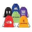 Custom Drawstring Nylon Tote Bags | https://www.bestnamebadges.com